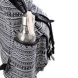 MoreChic School Backpack Floral Print Backpack Women Casual Canvas Travel Bag Girls