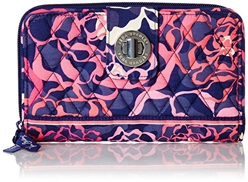 Vera Bradley Turnlock 2 Wallet, Katalina Pink, One Size