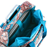 Olympia Deluxe Fashion Rolling Overnighter, Paisley, One Size