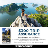 Zero Grid Money Belt w/RFID Blocking - Concealed Travel Wallet & Passport Holder