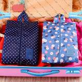 Travel Shoe Bags Portable Oxford Shoe Bags with Zipper Closure Waterproof Storage Organizer Bag for