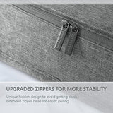 Packing Cubes VAGREEZ 7 Pcs Travel Luggage Packing Organizers Set with Laundry Bag (Grey)