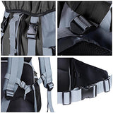 GHP 70L Capacity 600D Oxford Fabric PVC Inner Layer Large Outdoor Camping Backpack