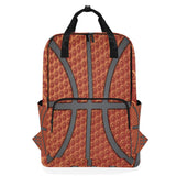 Backpack Basketball Texture Laptop Bag 14 Inch Lightweight for Men/Women