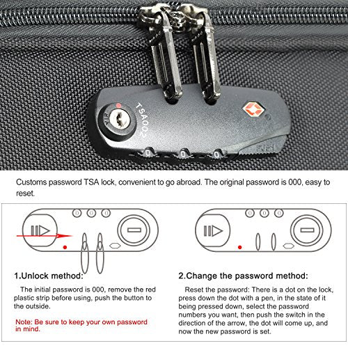 Unitravel Expandable Luggage Lightweight Suitcase Spinner Wheels 20 ...