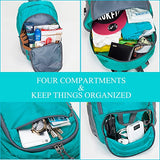 Lightweight Backpack Daypack, Idealtech Foldable Durable Packable Water Resistant Outdoor Travel