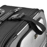 U.S. Traveler New Yorker 4-Piece Luggage Set in Silver Gray