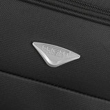 Flight Knight Lightweight 8 Wheel 840D Soft Case Suitcases Maximum Size For Emirates - Cabin Black FFK0034_S