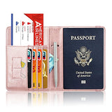 Passport Holder Cover, ACdream Travel Leather RFID Blocking Case Wallet for Passport with Elastic