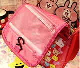 Finex Red Hello Kitty Toiletry Shower Bag With Hanging Hook Cosmetic Make Up Organizer Bag For