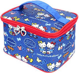 Hello Kitty Makeup Train Case Cosmetic Bag Holder Travel Organizer Water-Resistant Portable