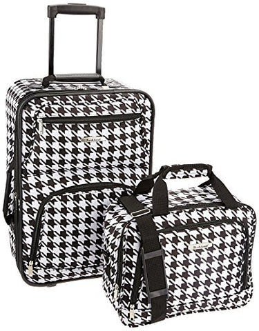 Rockland Luggage 2 Piece Printed Luggage Set, Kensington, Medium