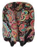 Vera Bradley Campus Backpack (Parisian Paisley/ Black Interior)