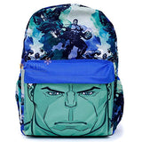 Marvel Avengers Hulk Backpack Boys Book Bag All Over Prints Big Face