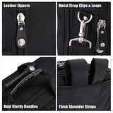 FreeBiz Laptop Backpack Messenger Bag-Hybrid Briefcase Backpack Vintage Bookbag Rucksack Satchel-Nylon Water-Resistant for 15.6 Inch Laptop