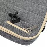VanGoddy Grey Universal Hybrid Backpack / Briefcase / Messenger / Tote, 4 in 1 Multifunction Laptop / Tablet Carrying Bag (13.3")