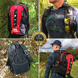 RIDGETEK Outoor Daypack Backpack for Men & Women with Padded Airflow Technology, Rain Cover, Laptop