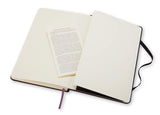 Moleskine Classic Notebook, Hard Cover, Large (5" x 8.25") Ruled/Lined, Black