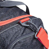 adidas Unisex Defender III Small Duffel Bag, Jersey Black/ Onix/ Signal Pink, Small