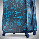 American Tourister Star Wars Hardside Spinner Wheel Luggage, Intergalactic, Carry-On 20-Inch