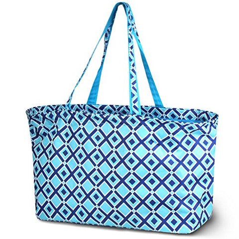Zodaca All Purpose Large Utility Bag, Times Square Turquoise