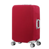 Travel Luggage Cover Suitcase Protector Fits 18-32 Inch Trolley Luggage Cover (Wine red, S)