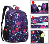 Scarleton Patterned Backpack H204016 - Purple