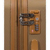 Dejuno Legion Hardside Spinner TSA Combination Lock Carry-on Suitcase-Coffee