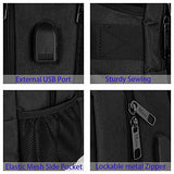 Anti Theft Laptop Backpack, Business Travel Laptop Backpack With Usb Charging Port For Women And