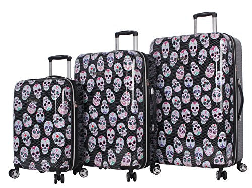 Betsey Johnson Designer Luggage Collection - Expandable 3 Piece Hardside  Lightweight Spinner Suitcase Set - Travel Set includes 20-Inch Carry On, 26  inch and 30-Inch Checked Suitcase