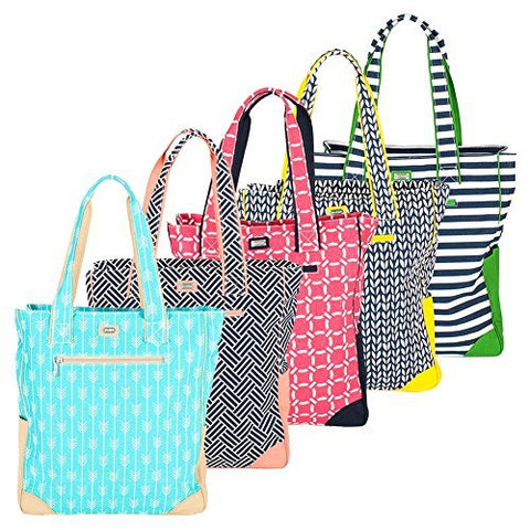 Ame & Lulu Women's Tennis Tote Bag-Cabana