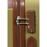 Dejuno Quest 3-Piece Hardside Spinner Luggage Set With Tsa Lock, Bronze