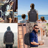 Tzowla Business Laptop Backpack Water Resistant Anti-Theft College Backpack with USB Charging