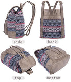 Lily Queen Fashion Small Purse Backpack Lightweight For Women And Teen Girls Colorful