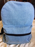 Victoria'S Secret Pink Campus College Backpack Denim Light Washed