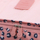 Luggage Cubes,Mossio 7 Pack Lightweight Toiletry Organizer Space Saver Travel Accessories Pink