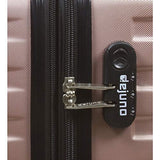 Dejuno Cortex Lightweight 3-Piece Hardside Spinner Luggage Set-Rose Gold