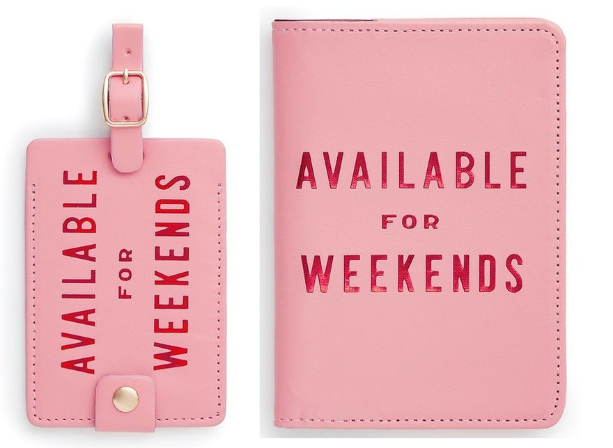Bando Passport Holder with Luggage Tag Available for Weekends