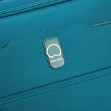 DELSEY Paris Hyperglide 3 Piece Luggage Set Carry On & Checked Spinner Suitcases, Teal Blue