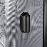 Elite Luggage Ocean 3-Piece Lightweight Luggage Set, Grey