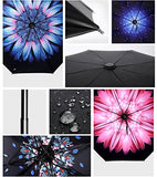 BESTFUN Travel Umbrella - Lightweight Anti-UV Sun Rain Umbrella for Men Women and Kids, Windproof