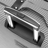 London Fog Cambridge 25 Inch Expandable, Black/White