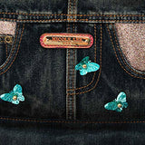 Denim Back Pack For Women With Multiple Compartments And Adjustable Shoulder Straps