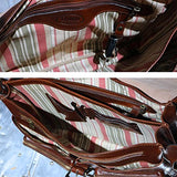 Floto Roma Roller Buckle Brief (Vecchio Brown)