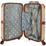 Rockland Stage Coach 20 Inch Rolling Trunk, Champagne, One Size