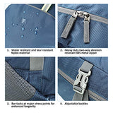 Sarhlio Hiking Backpack Foldable Daypack 35L Lightweight Water Repellent for Travel EDC Blue(BPK03C)