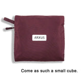 Arxus Travel Lightweight Waterproof Foldable Storage Carry Luggage Duffle Tote Bag (Wine Red)