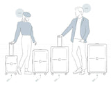 DELSEY PARIS Caumartin Plus Suitcase 66 centimeters 62 Blue (Azul)