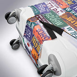 Samsonite Printed Luggage Cover-Extra Large, License Plate