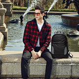 Bison Denim Classic Water Repellent Backpack Computer Travel Hiking Laptop Backpacks Daypack Black